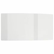 Обложка ПП со штрихкодом для рабочих тетрадей и прописей, 70 мкм, 220х460 мм, универсальная, прозрачная, ПИФАГОР, 229345