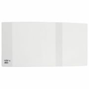 Обложка ПП со штрихкодом для дневников, учебников, прописей МАЛОГО ФОРМАТА, ПЛОТНАЯ, 100 мкм, 220х460 мм, прозрачная, ЮНЛАНДИЯ, 229347