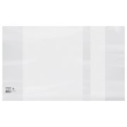 Обложка ПЭ со штрихкодом для тетрадей и дневников, С ЗАКЛАДКОЙ, ПЛОТНАЯ, 140 мкм, 210х350 мм, прозрачная, ПИФАГОР, 229370