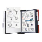 Демосистема настенная, регулируемый угол наклона, 10 цветных панелей А4, черная, BRAUBERG «SOLID», 236720