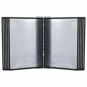 Демосистема настенная на 10 панелей, с 10 черными панелями А4, STAFF «Profit», 238146