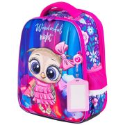 Ранец BRAUBERG FIT, 2 отделения, «Wonderful night», 3D-панель, 38х27х14 см, 270616