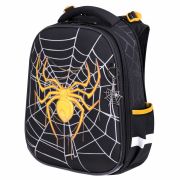 Ранец BRAUBERG PREMIUM, 2 отделения, с брелком, «Venomous spider», 3D панель, 38х29х16 см, 271355
