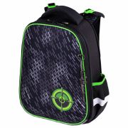 Ранец BRAUBERG PREMIUM, 2 отделения, с брелком, «Gunsight», 38х29х16 см, 271357