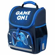 Ранец ПИФАГОР BASIC, 1 отделение, 3 кармана, эргономичная спинка, «Game on», 35х28х18 см, 271376