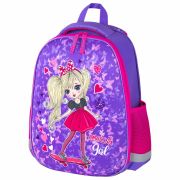 Ранец ПИФАГОР EVA BASIC, 1 отделение, эргономичная спинка, «Amazing girl», 39х30х16 см, 271377