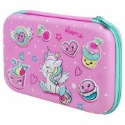 Пенал BRAUBERG KIDS большой удобный с откидной планкой, EVA, 22х15х4 см, «Unicorn dreams», 271557
