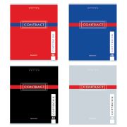 Тетрадь А5, 48 л., BRAUBERG скоба, клетка, обложка картон, «CONTRACT», 400519