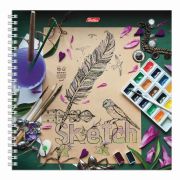 Скетчбук, белая бумага 120 г/м2, 210х210 мм, 60 л., гребень, «Будем рисовать», 049516, 60Тт4Aгр_17231