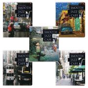 Тетрадь А5 48 л. АЛЬТ скоба, клетка, фольга, гибридный лак, бумага 70 г/м2, «JAZZ CAFE», 7-48-828