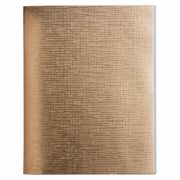 Тетрадь бумвинил А5 48 л. скоба, офсет №1, клетка, «ЗОЛОТО Metallic», HATBER, 059231, 48Т5бвВ1