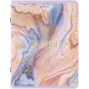 Тетрадь предметная «PASTEL» 48 л., SoftTouch, фольга, ХИМИЯ, клетка, BRAUBERG, 404320
