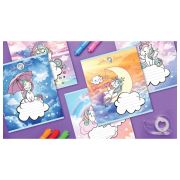 Тетрадь 12 л. ПЗБМ клетка, блестки, «Единорожки» (5 видов), 019418