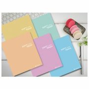 Тетрадь А5 48 л., ПЗБМ, скоба, клетка, Soft Touch, брайль 3D, «СофтКолорТач», микс в спайке, 28213