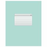 Тетрадь А5, 48 л., HATBER-ECO скоба, офсет №2 ЭКОНОМ, клетка, обложка мелованная бумага, «Зеленая», 075743, 48Т5D1_27731