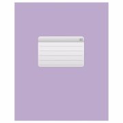 Тетрадь А5, 48 л., HATBER-ECO скоба, офсет №2 ЭКОНОМ, клетка, обложка мелованная бумага, «Фиолетовая», 075727, 48Т5D1_27728