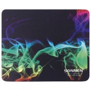 Коврик для мыши SONNEN «SMOKE», резина + ткань, 220х180х3 мм, 513289