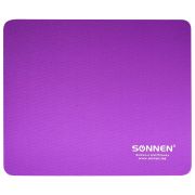Коврик для мыши SONNEN «PURPLE», резина + ткань, 220х180х3 мм, 513307