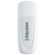 Флеш-диск 64 GB SMARTBUY Scout USB 2.0, белый, SB064GB2SCW