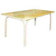 Стол детский «Яшка», 1100х580х460-580 мм, регулируемый, рост 1-3 (100-145 см), фанера/металл, слоновая кость