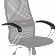 Накладки мягкие на подлокотники кресел BRABIX/Метта серии EX-800, BK, BP, BC, LK, КОМПЛЕКТ 2 шт., экокожа, черные