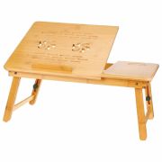 Столик БАМБУКОВЫЙ складной для ноутбука/завтрака, DASWERK (ДАСВЕРК), 532582