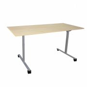 Стол складной «Эверест», 1200х600х760 мм, серый каркас, ЛДСП клен