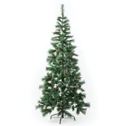 Ель новогодняя искусственная «Velvet Pinewood» 210 см, с инеем и шишками, ПВХ, ЗОЛОТАЯ СКАЗКА, 591705