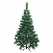 Ель новогодняя искусственная «Пушистая» 150 см, с инеем и шишками, зеленая, ЗОЛОТАЯ СКАЗКА, 592044