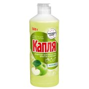 Средство для мытья посуды, 500 мл, КАПЛЯ VOX активный кислород, «Яблоко», 05032, 1558