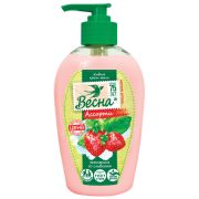 Мыло-крем жидкое 280 мл ВЕСНА «Земляника со сливками», дозатор, ГОСТ, 5099