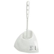 Ершик для унитаза с подставкой, угловой, «Блеск», белый мрамор, IDEA, М 5012