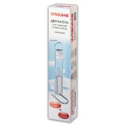 Ершик для унитаза СТОЙКА + держатель туалетной бумаги, сталь, зеркальный, LAIMA, 601619