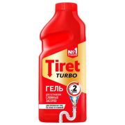 Средство для прочистки канализационных труб 500 мл, TIRET (Тирет) «Turbo», гель, 8147369