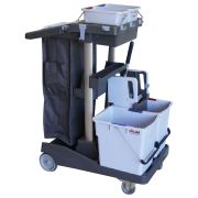 Тележка уборочная VILEDA «ВолеоПро», ведра 2х25 л, 2х6 л, вертикальный отжим, чехол для мусорного мешка на 70 л, 145119