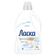 Гель для стирки 3 л ЛАСКА «Восстановление белого» 3D, концентрат, 2463015