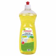 Средство для мытья посуды 1 л, ЛЮБАША «Лимон», пуш-пул, 604780