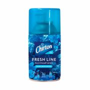 Сменный баллон 250 мл, CHIRTON «Лазурный бриз», для автоматических освежителей, универсальный, сухое распыление, 4670013302574