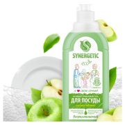 Гель для мытья посуды антибактериальный 500 мл, SYNERGETIC «Яблоко», 103052