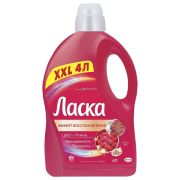 Гель для стирки 4 л ЛАСКА «Для цветного», концентрат, 2587821