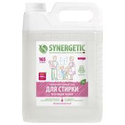 Гель для стирки для всех видов тканей 5 л SYNERGETIC, гипоаллергенный, 109500