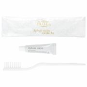 Зубной набор КОМПЛЕКТ 300 шт., HOTEL, (зубная щётка + зубная паста 4 г) саше, флоупак, 24865