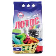 Стиральный порошок автомат 3 кг ЛОТОС «Color», улучшенная формула, для всех типов тканей