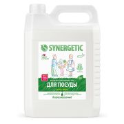 Гель для мытья посуды антибактериальный 5 л, SYNERGETIC «Алоэ», канистра, 103503