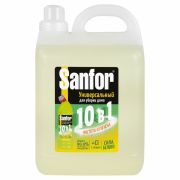Чистящее средство 5 л, SANFOR 10 в 1 Universal «Лимонная свежесть», 22055