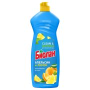 Средство для мытья посуды 900 мл, БИОЛАН «Апельсин и лимон»