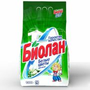 Стиральный порошок автомат 9 кг, БИОЛАН «Белые цветы»