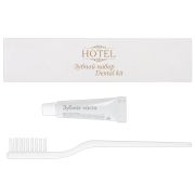 Зубной набор КОМПЛЕКТ 200 шт., HOTEL (зубная щётка + зубная паста 5 г), картон, 4634
