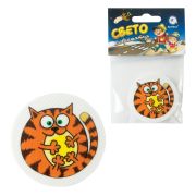 Значок светоотражающий «Рыжий кот», 55х50 мм