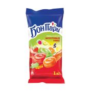 Леденцы БОН ПАРИ «Фруктовый Микс», ассорти 6 вкусов, 1 кг, 11625459